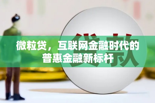 辽源微粒贷，互联网金融时代的普惠金融新标杆