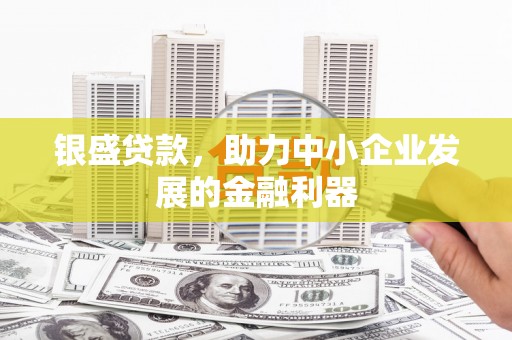 禅城银盛贷款，助力中小企业发展的金融利器