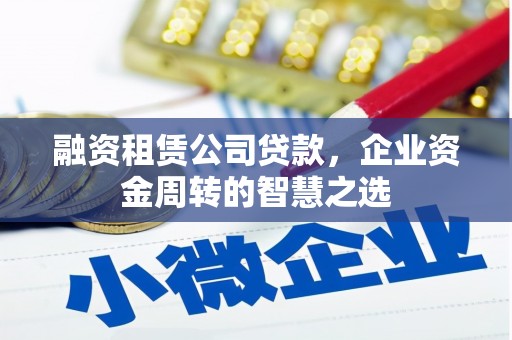 新会融资租赁公司贷款，企业资金周转的智慧之选