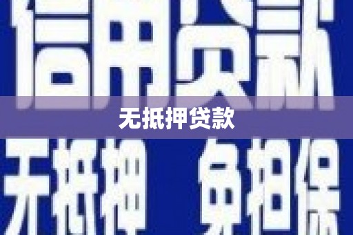 芬园无抵押贷款