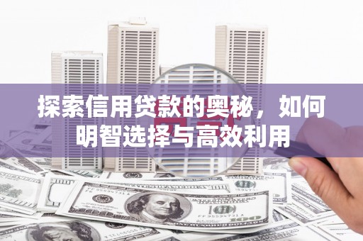 康保探索信用贷款的奥秘，如何明智选择与高效利用