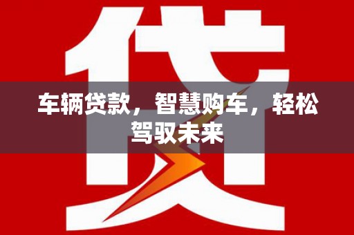 漠河车辆贷款，智慧购车，轻松驾驭未来