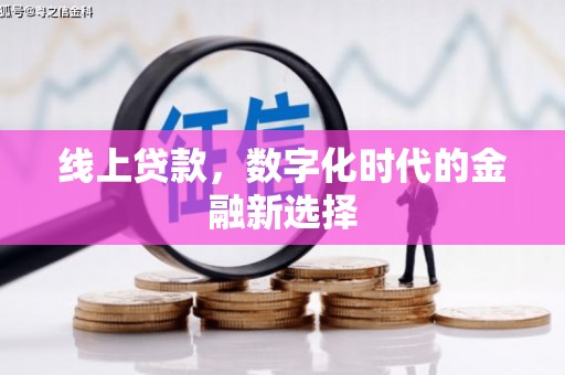 阿里线上贷款，数字化时代的金融新选择