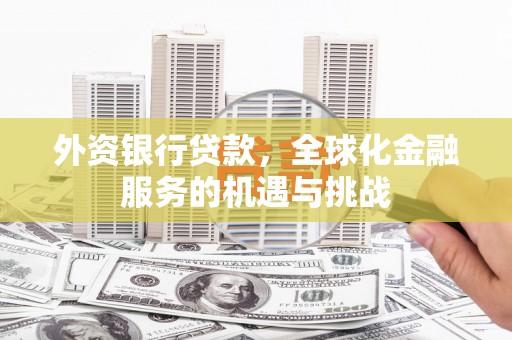 平川外资银行贷款，全球化金融服务的机遇与挑战