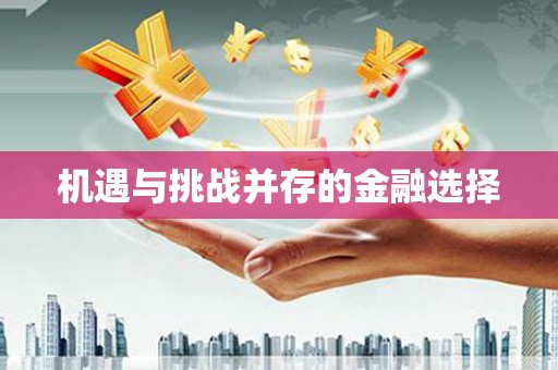 巩义机遇与挑战并存的金融选择