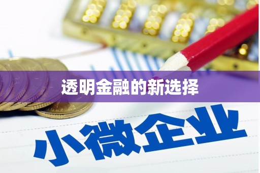 涵江透明金融的新选择